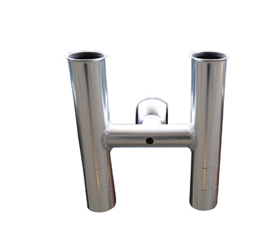 Dolphin Twin Rod Holder, anodized(out of stock)