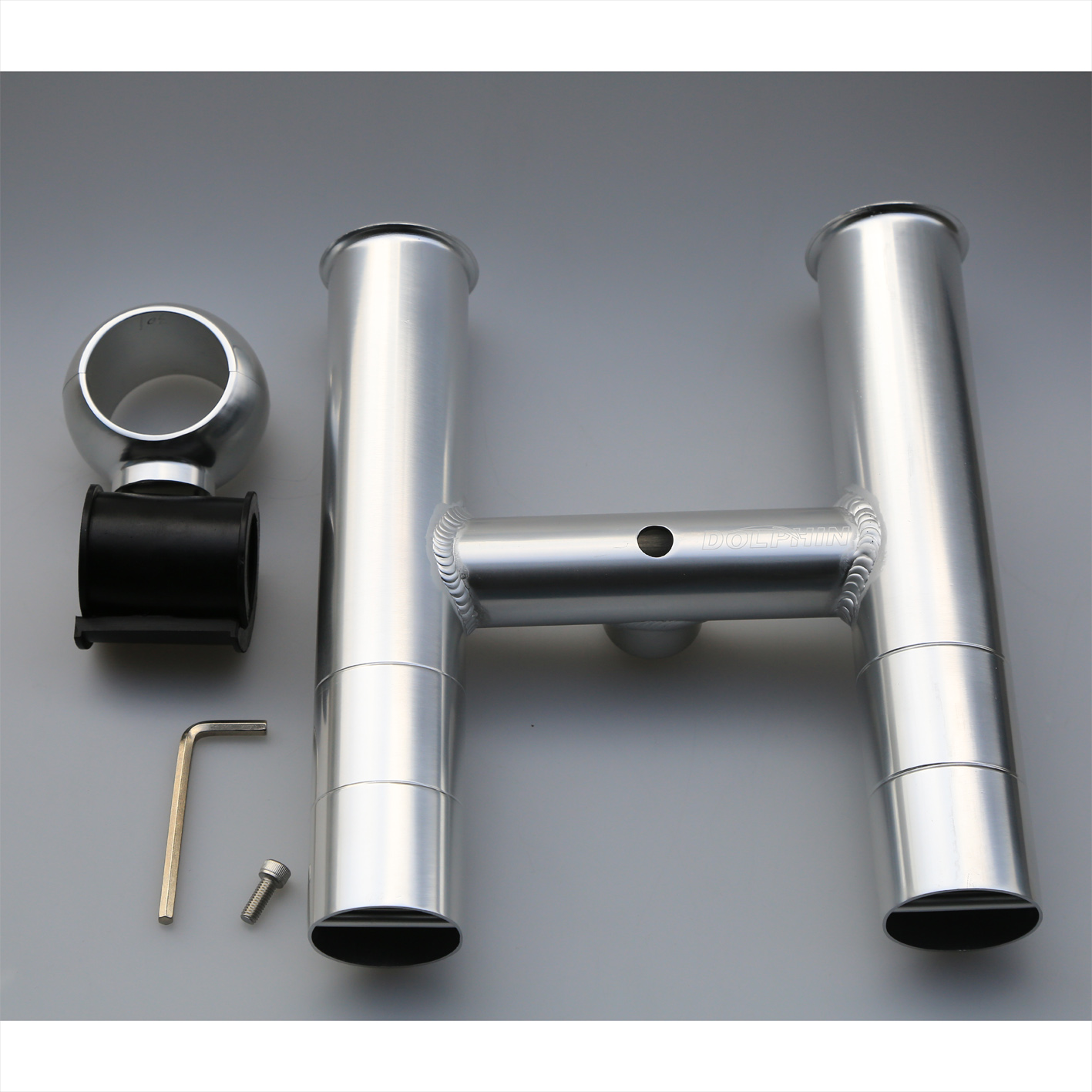 Dolphin Twin Rod Holder, anodized