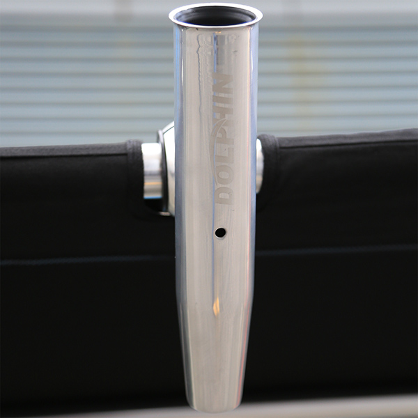 Dolphin Single Rod Holder, anodized